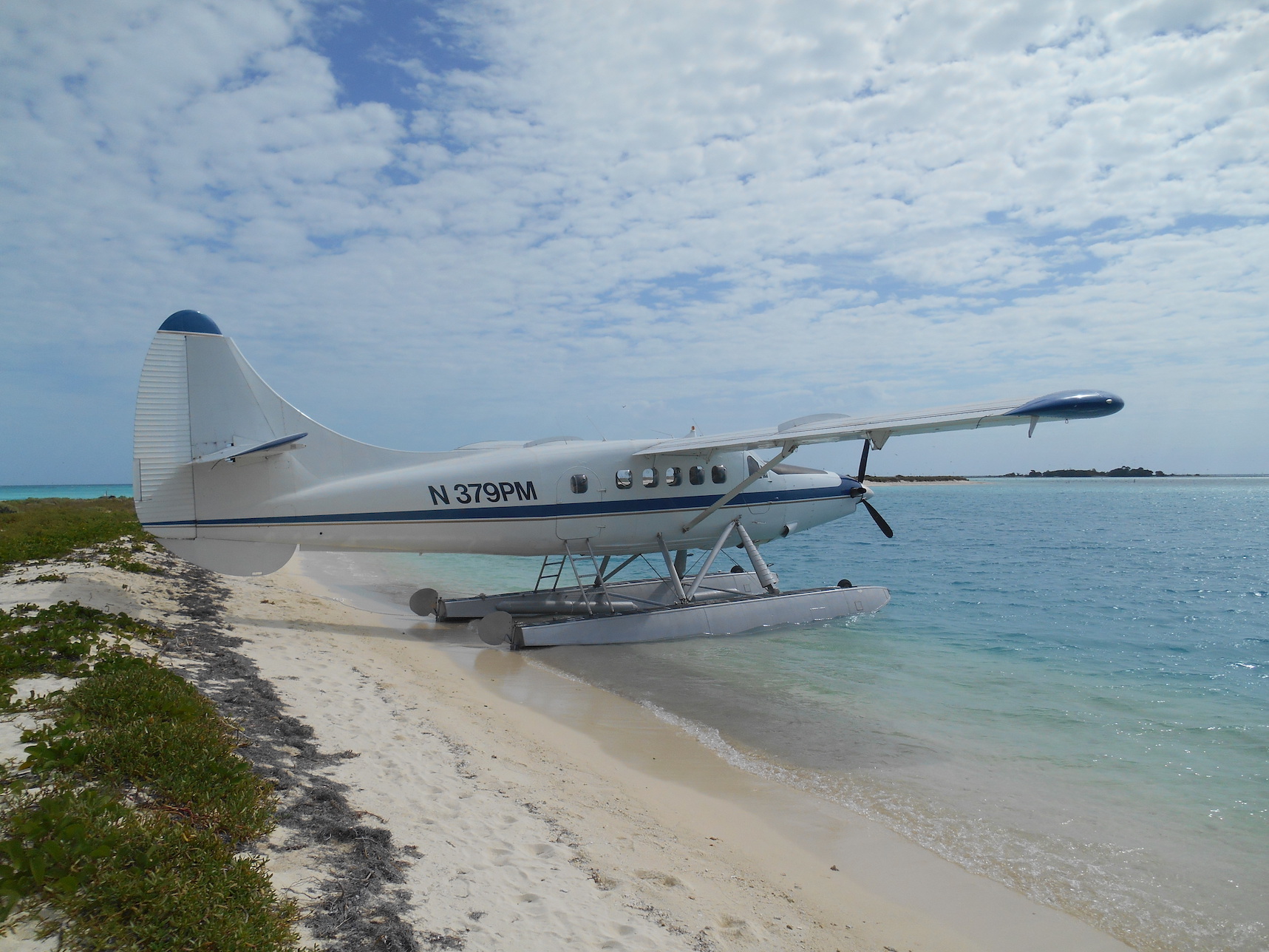 Seaplane at Garden Key, Dry Tortugas National Park