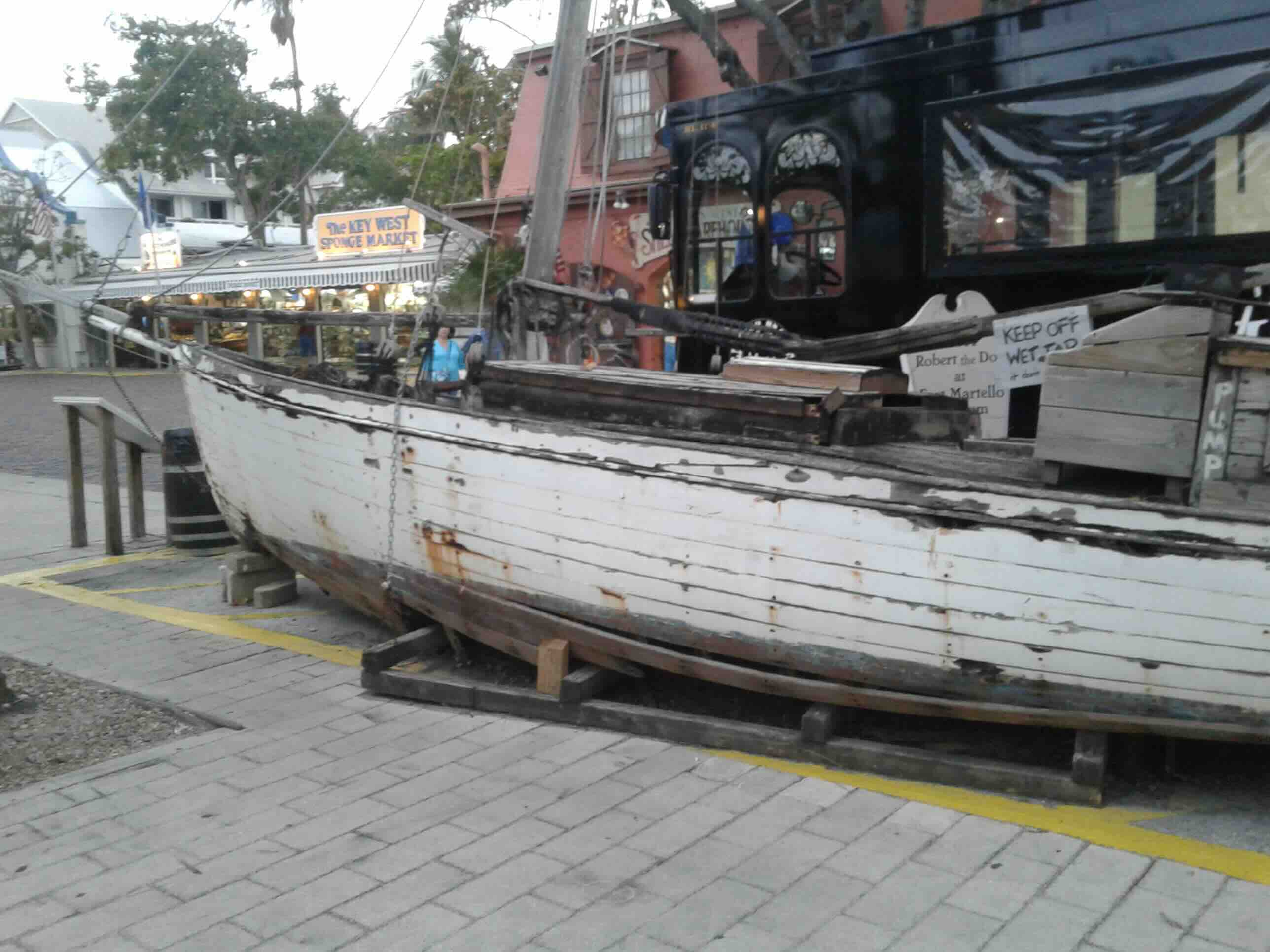 Boat at the Shipwreck Museum